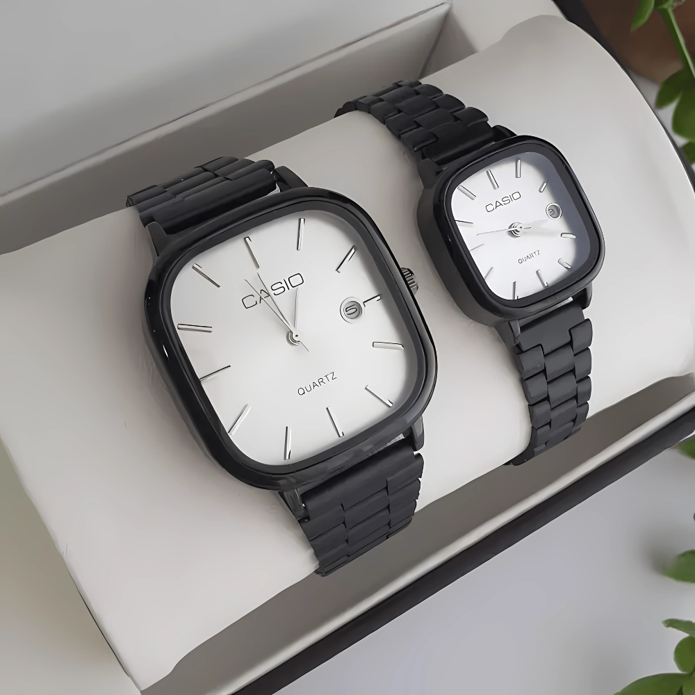Casio Vintage Metal Kordonlu Şık Su Geçirmez Unisex Kol Saati - Çeşitli Renkler