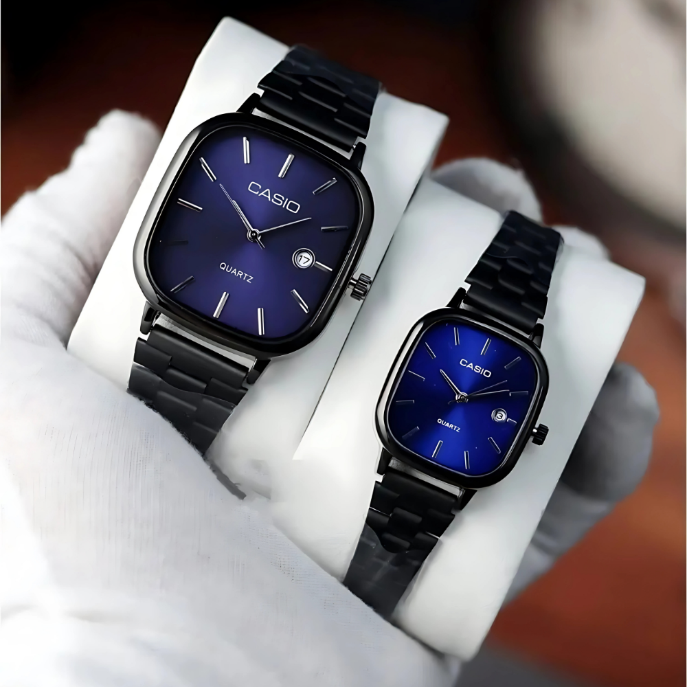 Casio Vintage Metal Kordonlu Şık Su Geçirmez Unisex Kol Saati - Çeşitli Renkler