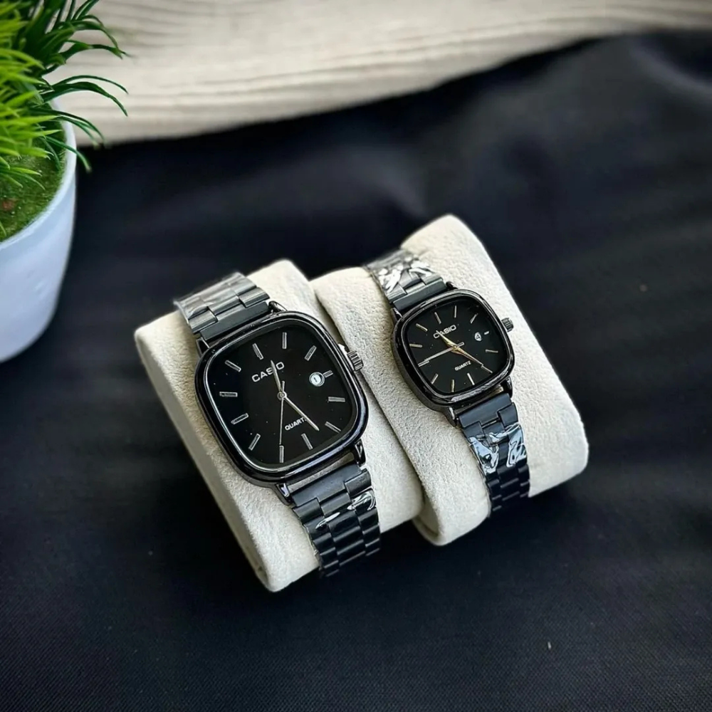 Casio Vintage Metal Kordonlu Şık Su Geçirmez Unisex Kol Saati - Çeşitli Renkler