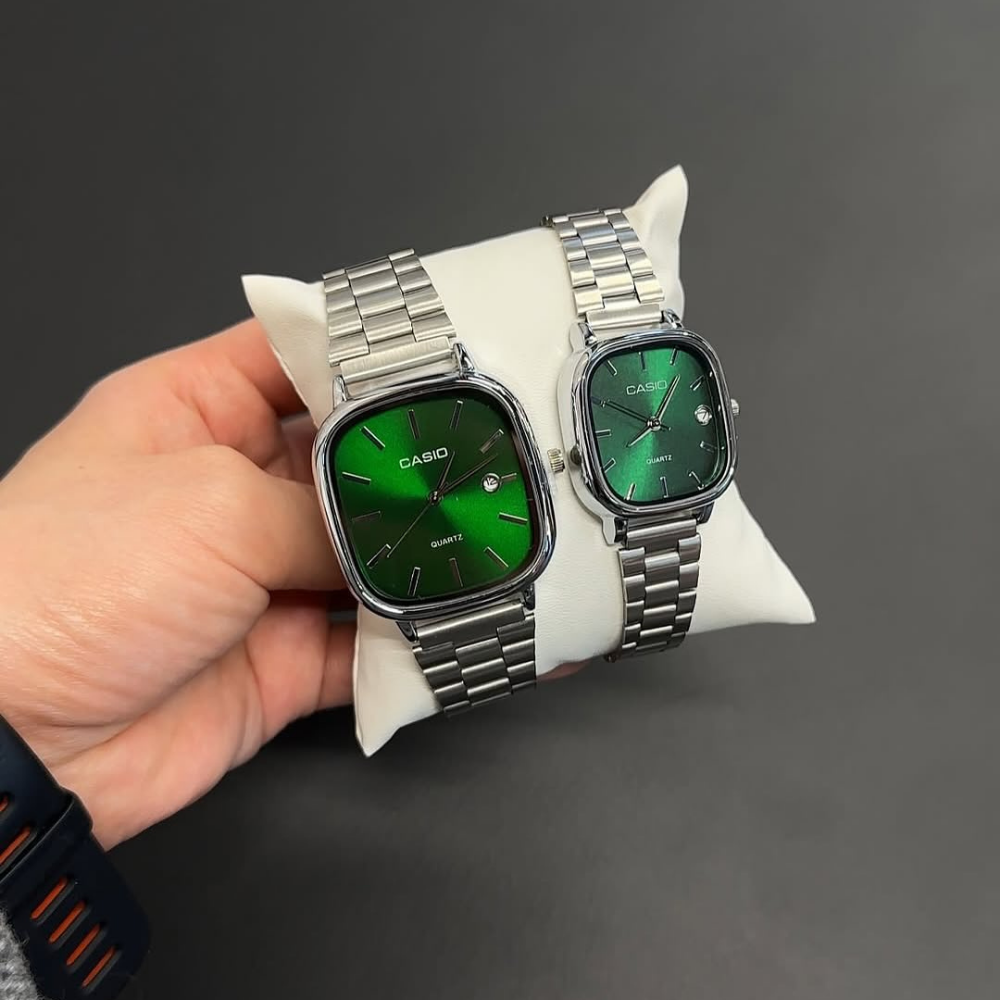 Casio Vintage Metal Kordonlu Şık Su Geçirmez Unisex Kol Saati - Çeşitli Renkler