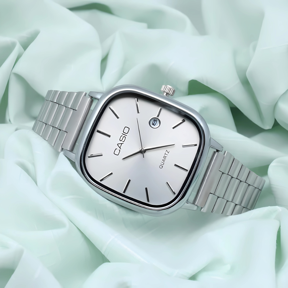 Casio Vintage Unisex Dijital Kol Saati Metal Kordon 50M Su Geçirmez Şık