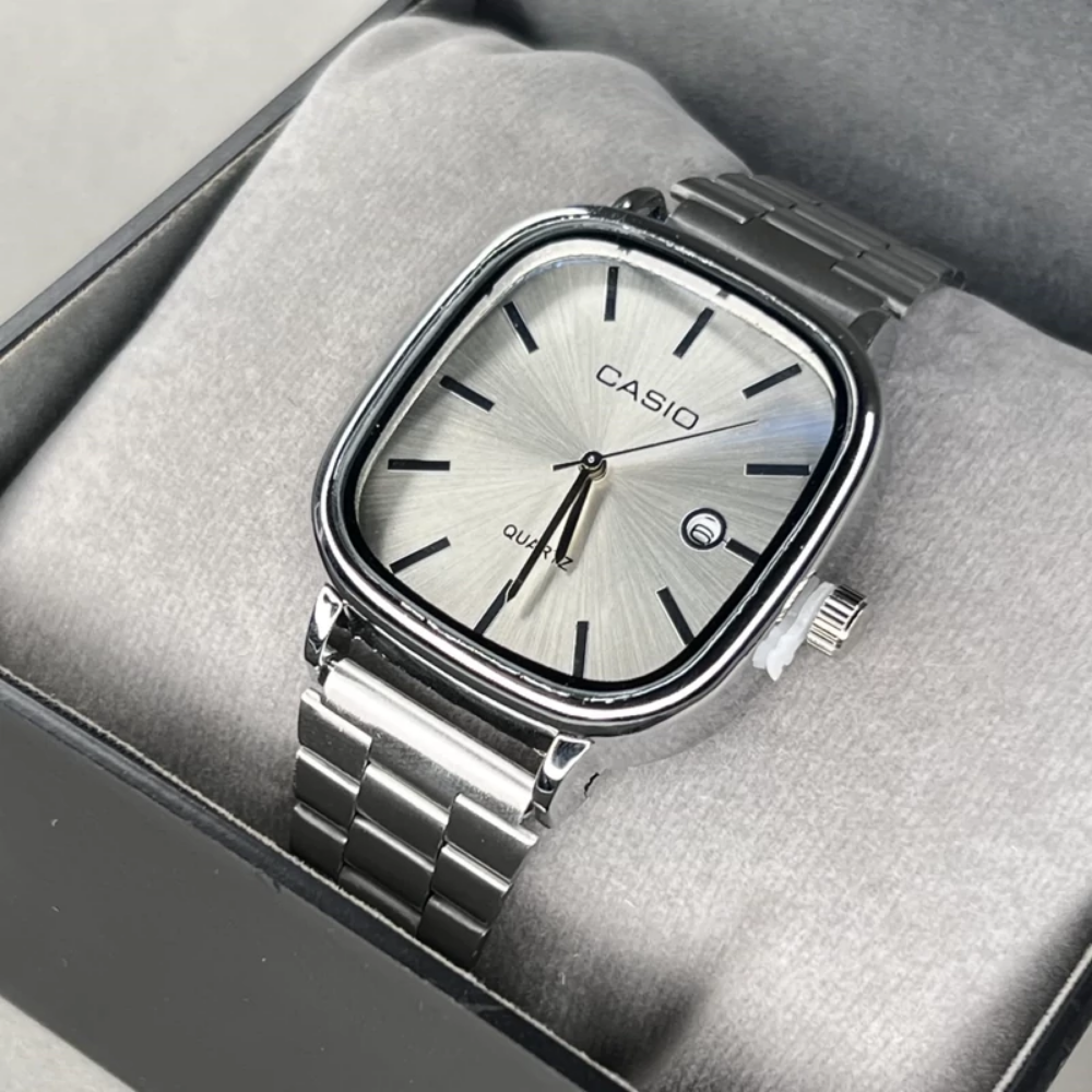 Casio Vintage Unisex Dijital Kol Saati Metal Kordon 50M Su Geçirmez Şık