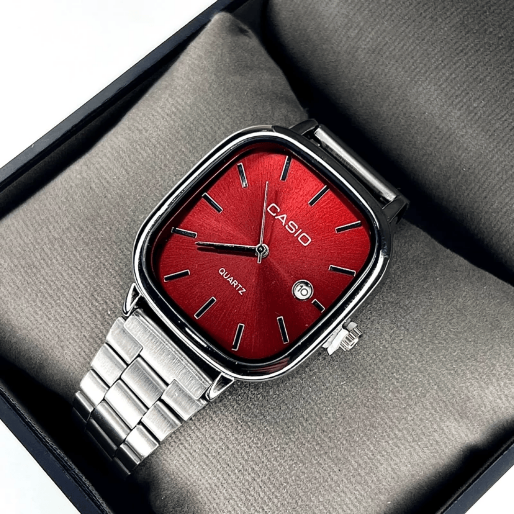 Casio Vintage Unisex Dijital Kol Saati Metal Kordon 50M Su Geçirmez Şık