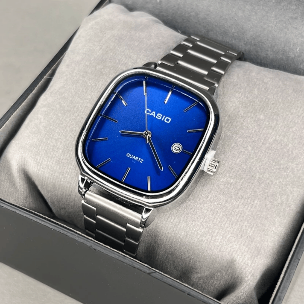 Casio Vintage Unisex Dijital Kol Saati Metal Kordon 50M Su Geçirmez Şık