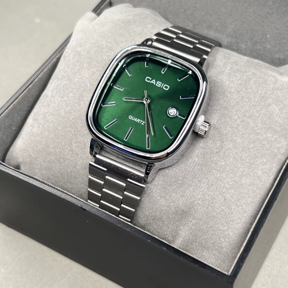 Casio Vintage Unisex Dijital Kol Saati Metal Kordon 50M Su Geçirmez Şık