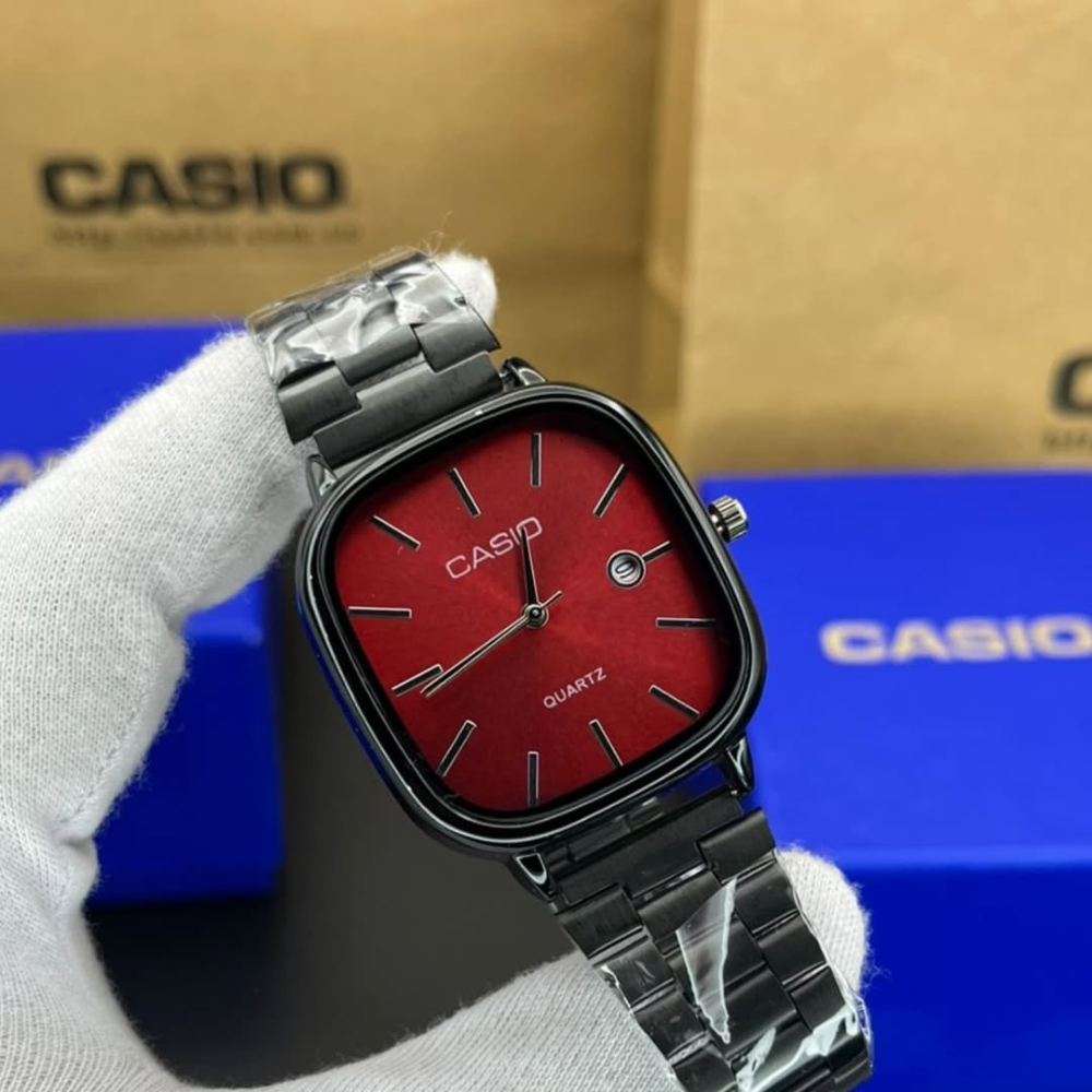 Casio Vintage Unisex Dijital Kol Saati Metal Kordon 50M Su Geçirmez Şık