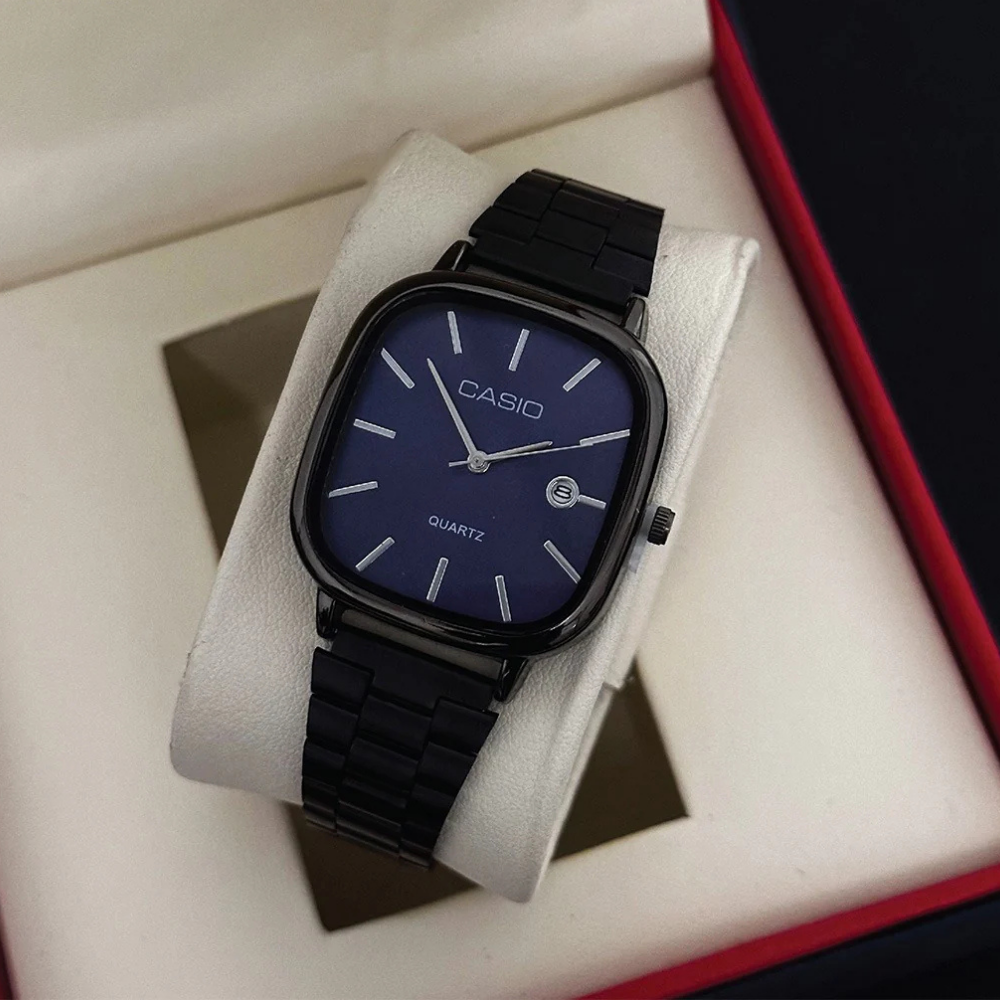 Casio Vintage Unisex Dijital Kol Saati Metal Kordon 50M Su Geçirmez Şık