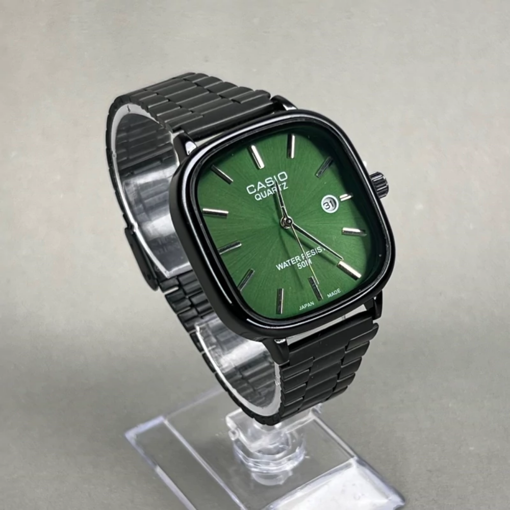 Casio Vintage Unisex Dijital Kol Saati Metal Kordon 50M Su Geçirmez Şık