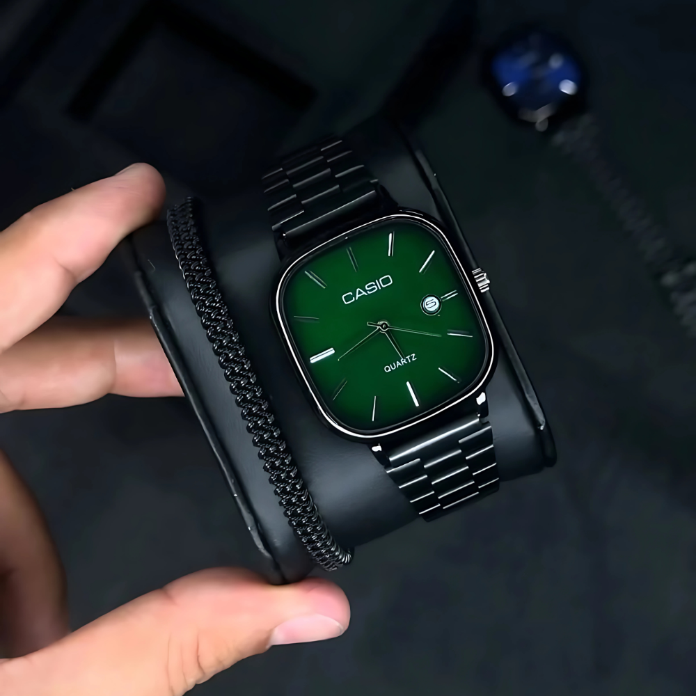 Casio Vintage Unisex Dijital Kol Saati Metal Kordon 50M Su Geçirmez Şık