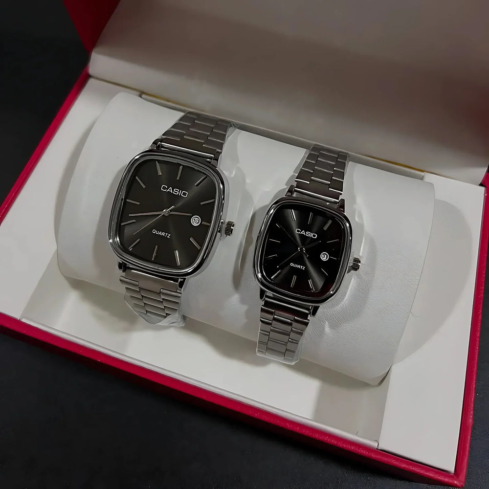 Casio Vintage Metal Kordonlu Retro Dijital Kol Saati | Şık Su Geçirmez Unisex Tasarım