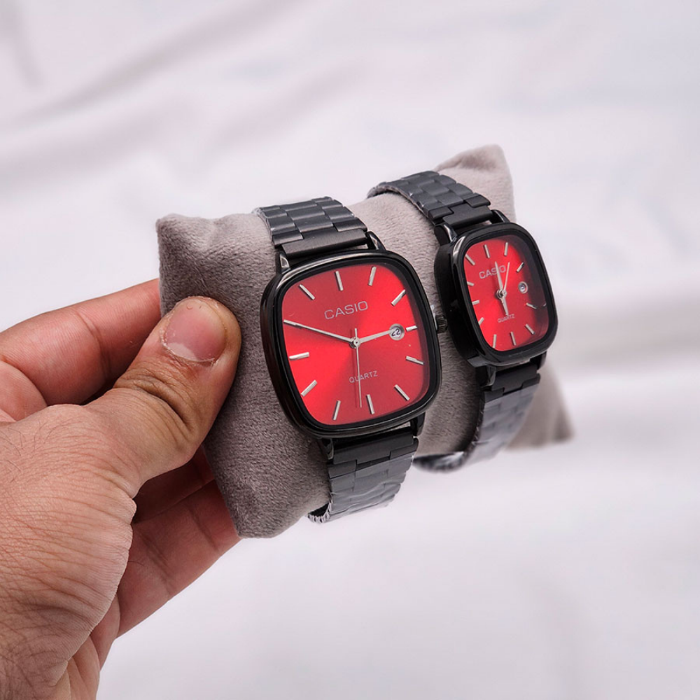 Casio Vintage Metal Kordonlu Şık Su Geçirmez Unisex Kol Saati - Çeşitli Renkler