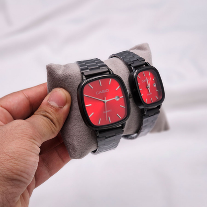 Casio Vintage Metal Kordonlu Şık Su Geçirmez Unisex Kol Saati - Çeşitli Renkler