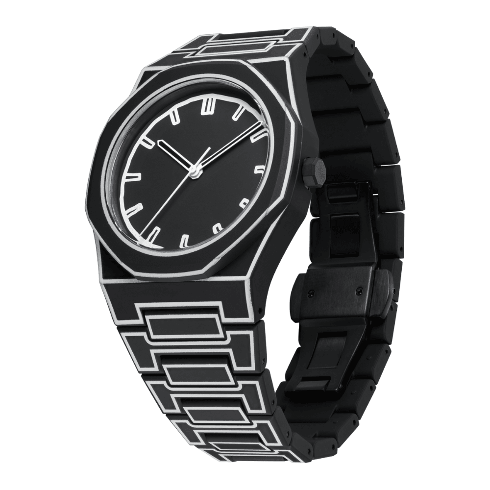 ZEPH Z01 2D Gece Yarısı Sürümü Minimalist Şık Kol Saati